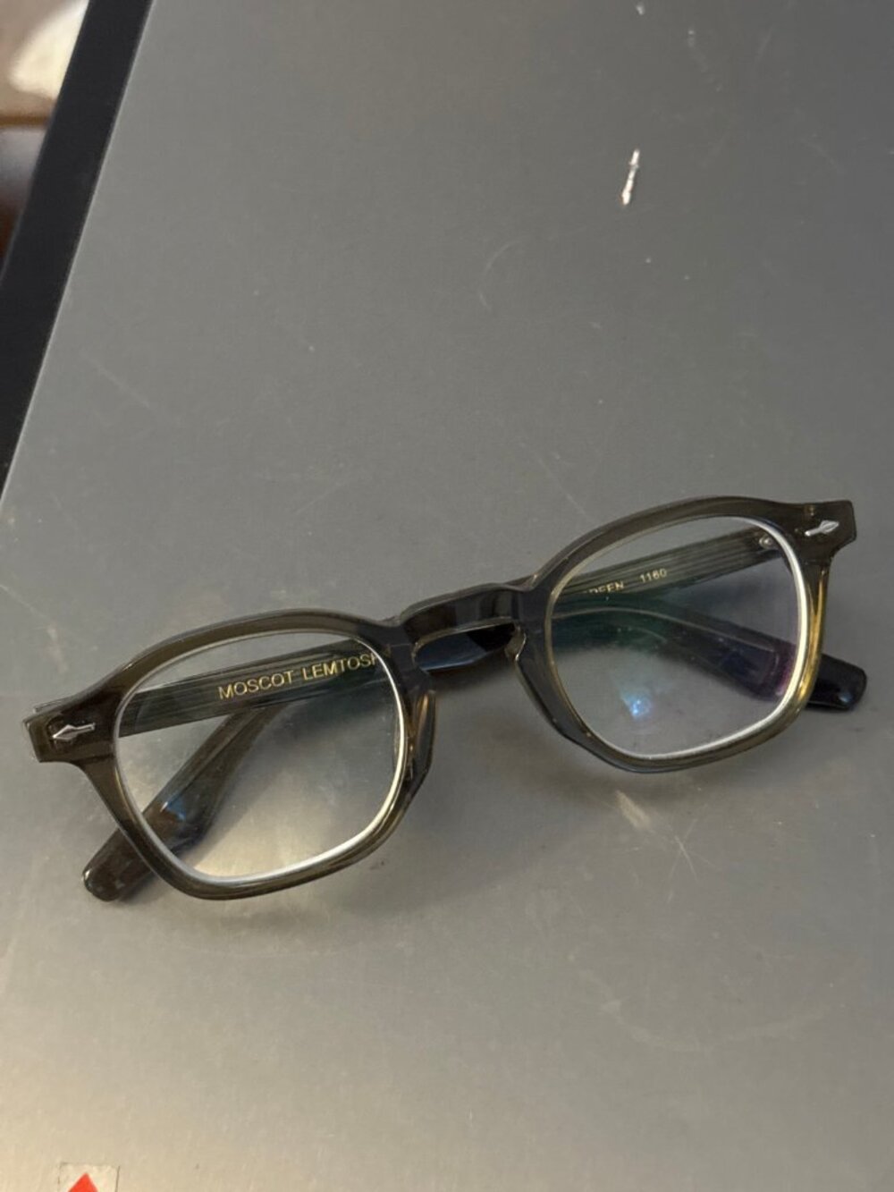 MOSCOT LEMTOSH Eyeglass Frame - Olive Green - 47-28-150